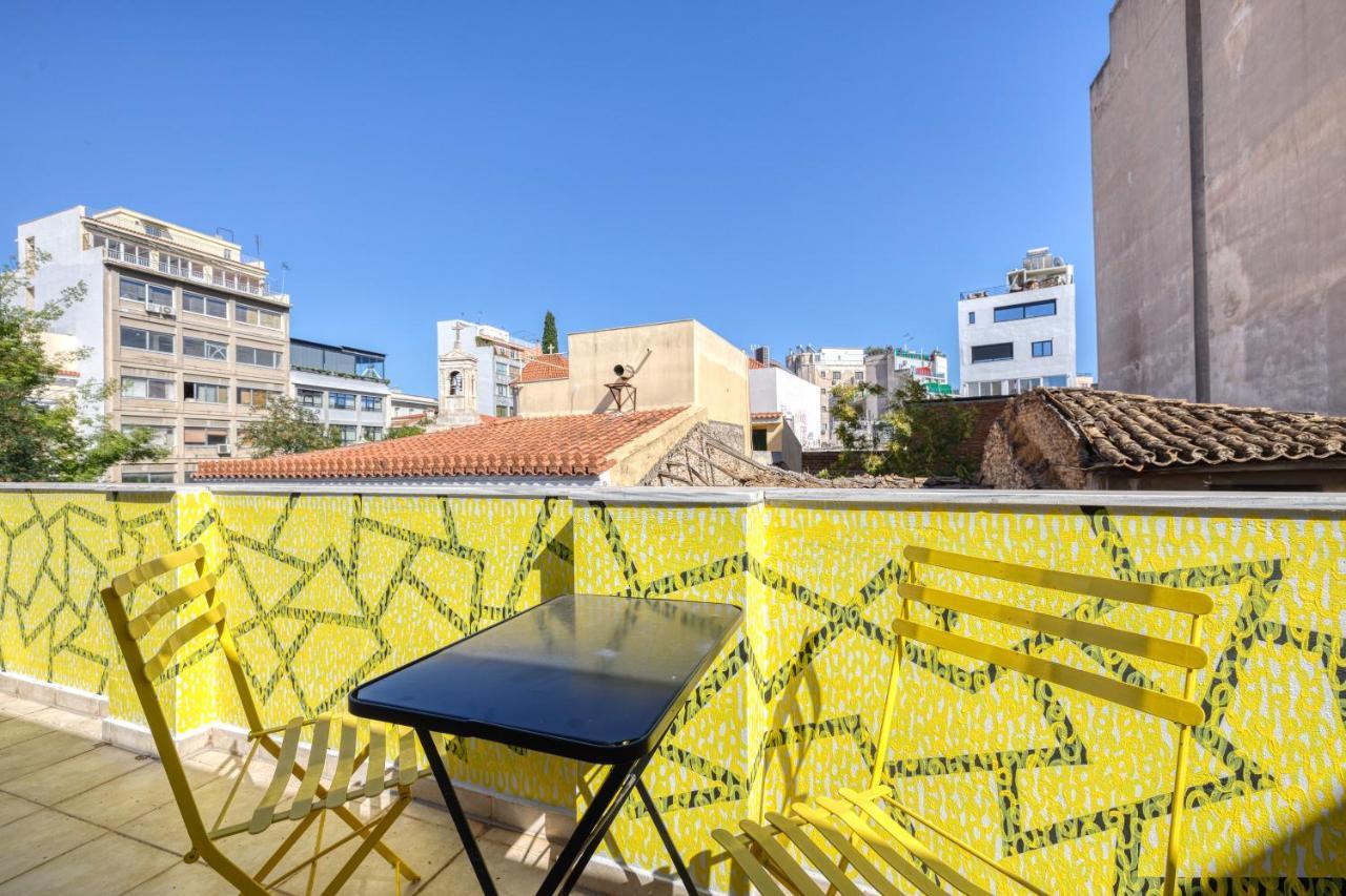 Chic Rooftop Studio W/ Terrace - Near Acropolis 아테네 외부 사진